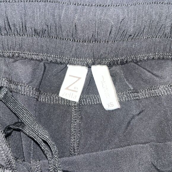 Black XS Zella Yoga Black Elastic Band Running Shorts W Pockets - Picture 4 of 8